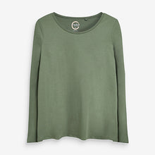 Load image into Gallery viewer, Green Khaki Long Sleeve Top