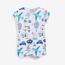 Load image into Gallery viewer, Pastel Transport 3 Pack Rompers (0mths-18mths) - Allsport