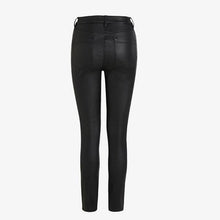 Load image into Gallery viewer, Black Coated Skinny Jeans - Allsport