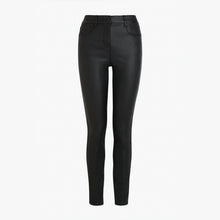Load image into Gallery viewer, Black Coated Skinny Jeans