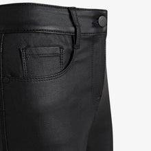 Load image into Gallery viewer, Black Coated Skinny Jeans - Allsport
