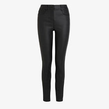 Load image into Gallery viewer, Black Coated Skinny Jeans - Allsport