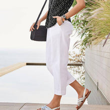 Load image into Gallery viewer, White Cropped Chino Trousers - Allsport