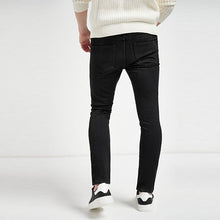 Load image into Gallery viewer, Solid Black Skinny Fit Ultimate Comfort Super Stretch Jeans - Allsport
