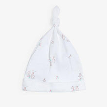 Load image into Gallery viewer, Pink Bunny Sleepsuit, Short Sleeve Bodysuit, Bib and Hat Set (0-9mths) - Allsport