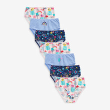 Load image into Gallery viewer, 7 Pack Navy / Pink Floral Briefs (1.5-12yrs) - Allsport