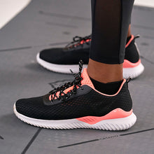 Load image into Gallery viewer, Black/Coral Active Sports Trainers - Allsport