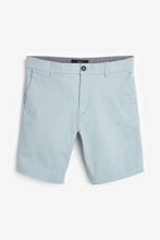 Load image into Gallery viewer, Light Blue Slim Fit Stretch Chino Shorts - Allsport