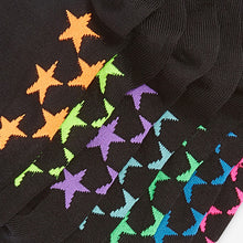 Load image into Gallery viewer, Black Stars 7 Pack Cotton Rich Socks - Allsport