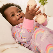 Load image into Gallery viewer, Baby Sleepsuit Lilac Purple Mummy (0-18mths)