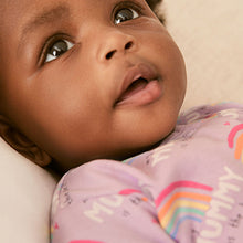 Load image into Gallery viewer, Baby Sleepsuit Lilac Purple Mummy (0-18mths)