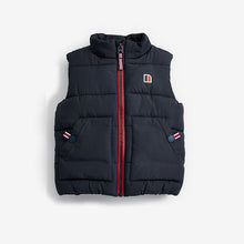 Load image into Gallery viewer, (remove)Navy Blue Quilted Gilet (3mths-5yrs)