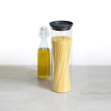 Load image into Gallery viewer, BRABANTIA 1.9L Stackable Glass Jar, Dark Grey