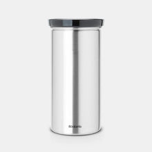 Load image into Gallery viewer, Brabantia Coffee Pad Canister, Matt Steel Fingerprint Proof