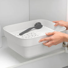 Load image into Gallery viewer, Brabantia Washing Up Bowl with Drying Tray Light Grey