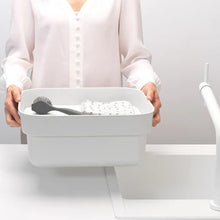 Load image into Gallery viewer, Brabantia Washing Up Bowl with Drying Tray Light Grey