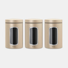 Load image into Gallery viewer, BRABANTIA Window Canister Set, 1.4L, Champagne