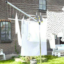 Load image into Gallery viewer, Brabantia 40m Rotary Dryer Topspinner with Concrete Tube, Ø 45 mm - Metallic Grey