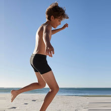 Load image into Gallery viewer, Black Shorter Length Stretch Swim Shorts (3-11yrs)