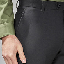 Load image into Gallery viewer, Black Skinny Fit Stretch Tonic Trousers - Allsport