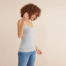 Load image into Gallery viewer, Grey Marl Thin Strap Vest