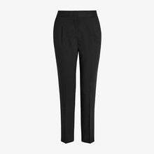 Load image into Gallery viewer, Black Elastic Back Tapered Trousers - Allsport