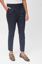 Load image into Gallery viewer, Navy Tapered Fit Tailored Trousers - Allsport