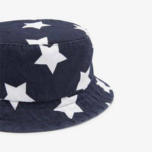 Load image into Gallery viewer, 2PK NAVY STAR FISHER SUMMER HAT (3MTHS-6YRS) - Allsport
