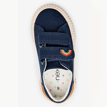 Load image into Gallery viewer, Navy Rainbow Trainers (Younger Girls) - Allsport