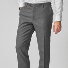 Load image into Gallery viewer, Grey Tailored Fit Puppytooth Suit: Trousers - Allsport