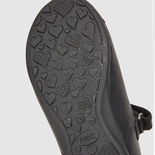 Load image into Gallery viewer, Black Leather Patent Toe Cap Mary Jane Shoes