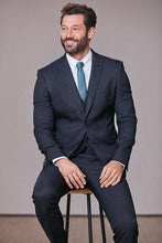 Load image into Gallery viewer, NAVY PUPPYTOOTH SUIT JACKET - Allsport