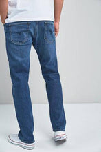 Load image into Gallery viewer, MID BLUE BELTED JEANS - Allsport