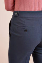 Load image into Gallery viewer, Navy Tailored Boot Cut Trousers - Allsport