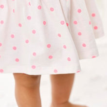 Load image into Gallery viewer, White Geo Jersey Dress (0mths-12mths) - Allsport