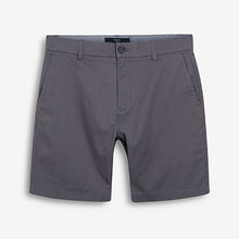 Load image into Gallery viewer, Charcoal Straight Fit Stretch Chino Shorts - Allsport