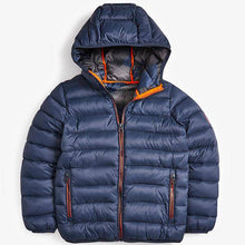 Load image into Gallery viewer, Navy Shower Resistant Puffer Jacket (3-12yrs) - Allsport