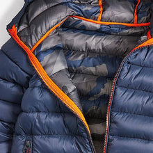 Load image into Gallery viewer, Navy Shower Resistant Puffer Jacket (3-12yrs) - Allsport