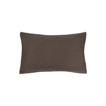 Load image into Gallery viewer, taie deco chocolat en percale de cotton collection Mezzo (30*40)