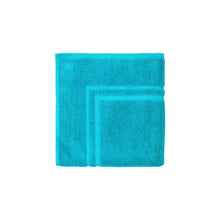 Load image into Gallery viewer, Tapis de bain coton Lola II Turquoise (60x60)
