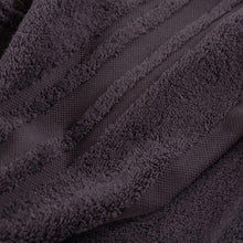 Load image into Gallery viewer, Serviette de toilette coton Lola II Anthracite (50x90) - Allsport