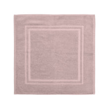 Load image into Gallery viewer, Tapis de bain coton Lola II Poudre (60x60)