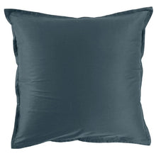 Load image into Gallery viewer, Taie d'oreiller carrée satin de coton Cubes II vert cèdre (65x65) - Allsport