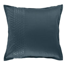 Load image into Gallery viewer, Taie d'oreiller carrée satin de coton Cubes II vert cèdre (65x65) - Allsport