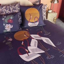 Load image into Gallery viewer, Housse de couette réversible percale de coton Hokkaido (260x240) - Allsport