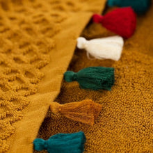 Load image into Gallery viewer, Drap de bain coton Bukhara curcuma (90x150) - Allsport