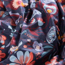 Load image into Gallery viewer, Housse de couette réversible pur coton biologique Anouchka fleurs (220x240) - Allsport