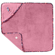 Load image into Gallery viewer, Burnous coton biologique Anouchka azalée (80x80) - Allsport