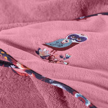 Load image into Gallery viewer, Burnous coton biologique Anouchka azalée (80x80) - Allsport