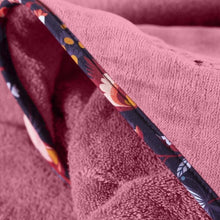 Load image into Gallery viewer, Burnous coton biologique Anouchka azalée (80x80) - Allsport